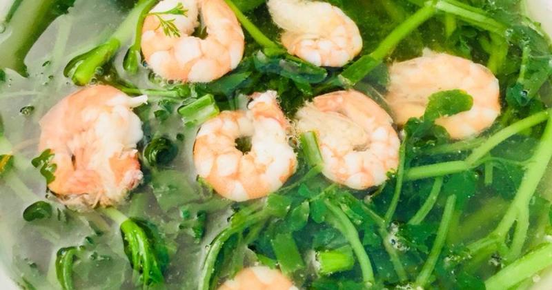 Nấu canh cải xà lách xoong bổ dưỡng