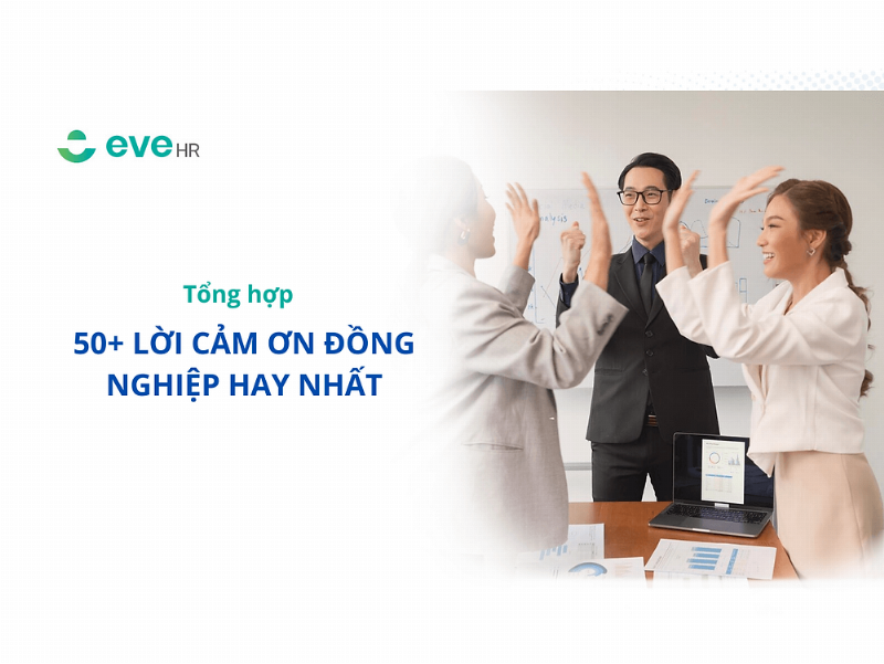 Đồng nghiệp khích lệ nhau trong công việc