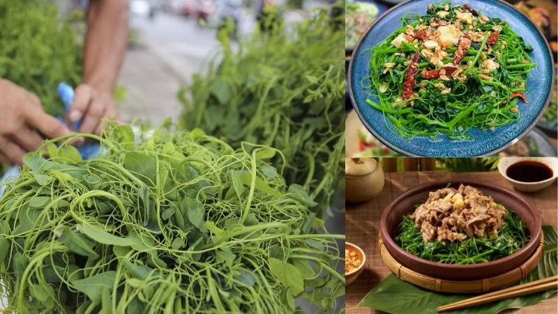 Tô canh rau bò khai nấu tôm thơm ngon hấp dẫn