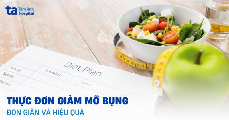 Hình ảnh thực đơn giảm cân lành mạnh, cân bằng dinh dưỡng cho kế hoạch 7 ngày hiệu quả