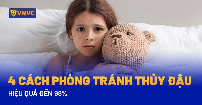 Hình ảnh mô tả các biện pháp phòng ngừa thủy đậu sau tiếp xúc như rửa tay và đeo khẩu trang