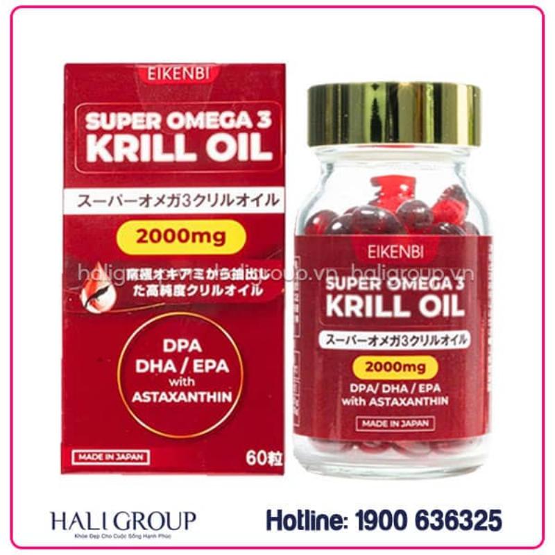 Minh họa quy trình gia công dầu Krill Nam Cực